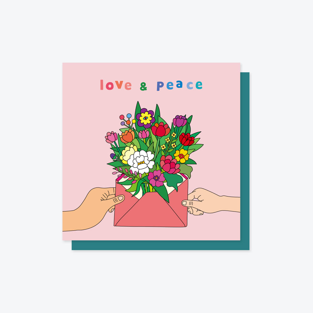 [오티스타] 그리팅카드_LOVE&amp;PEACE